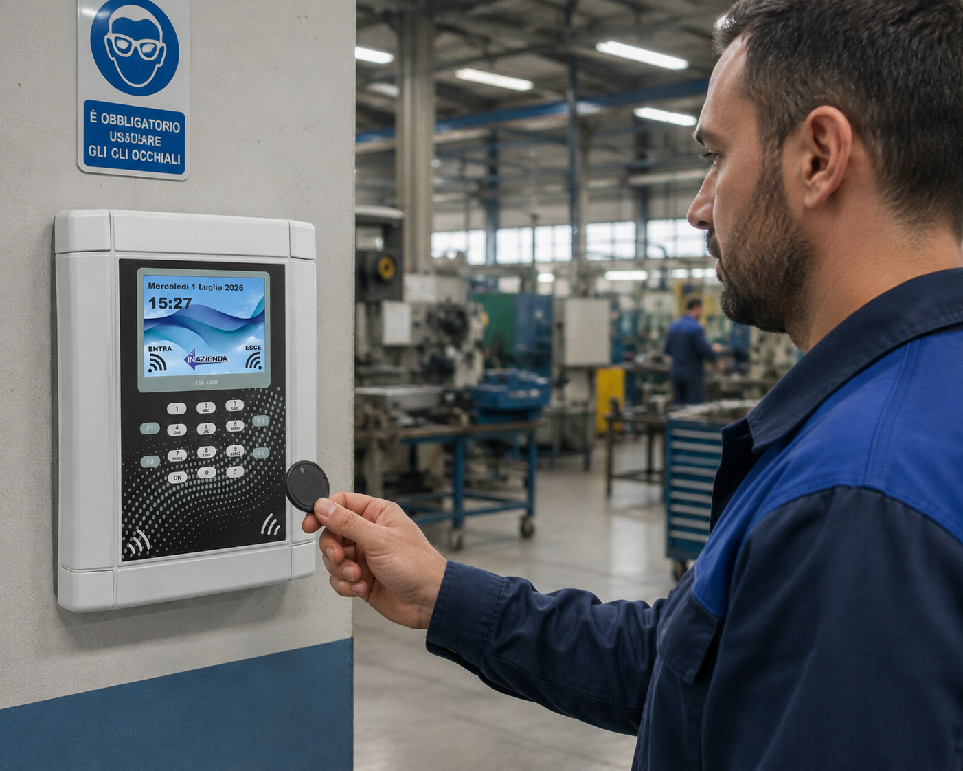 Terminale TBS 5000 installato